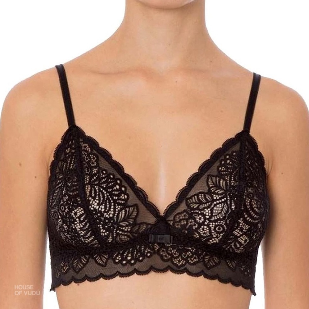 Triumph Amourette Lace Bralette / Black / Medium / Like New